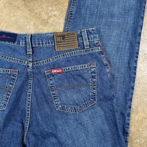 Vintage Polo Jeans Co Ralph Lauren Women's Size 6 Blue Saturday Jeans Y2K