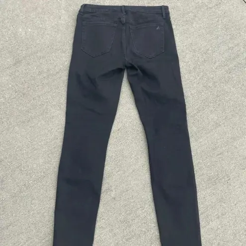 Sam Edelman  The Kitten Mid Rise Skinny Ankle Gray Black jeans 29