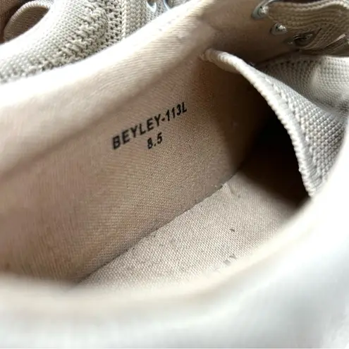 Alexis BENDEL Beyley Lace-Up Platform Espadrille Sneakers, size 8.5