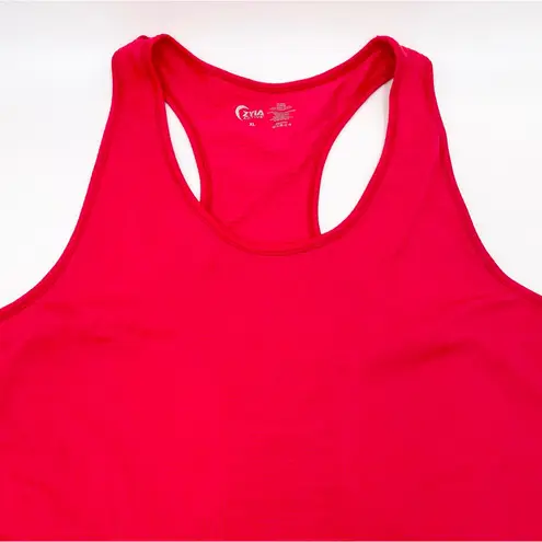 Zyia Active Copper Charged Tank Top Red Size XL Racerback Seamless Stretch Nylon