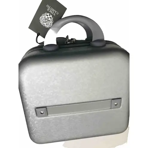 Vince Camuto  Hard Shell Train Case Travel Bag/Luggage Gray