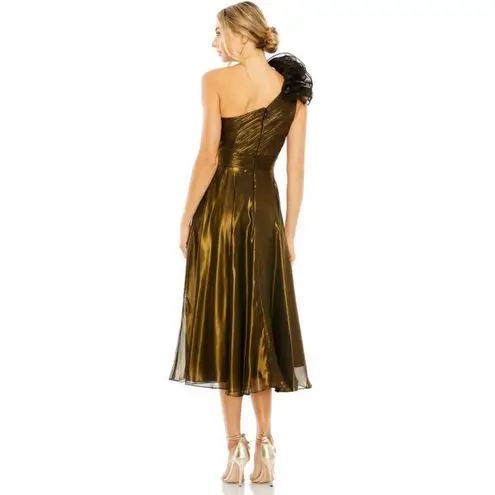 Mac Duggal One Shoulder Ruched Bodice Dress