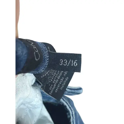 Calvin Klein Jeans Calvin Klein Ultimate Skinny Whiskered Jeans Women 33/16 Zipper Ankles Casual