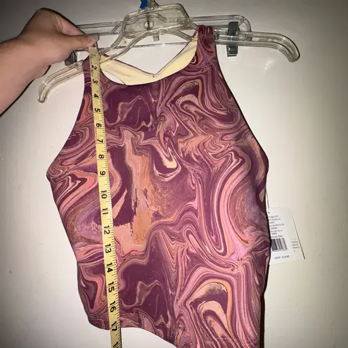 Beyond Yoga NWT $74 REFOCUS CROP TANK TOP, MEDIUM ACTIVE WEAR GYM GIRL