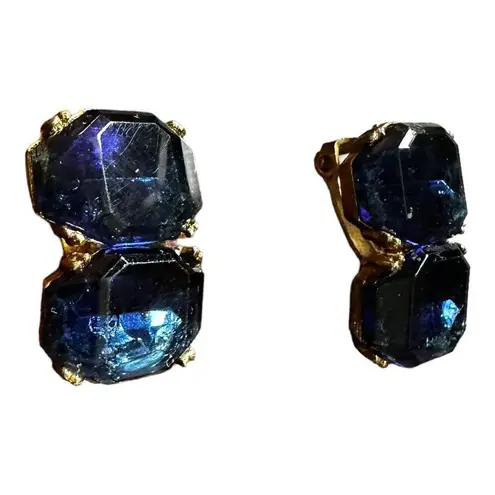 Vintage Blue  Clip-On Earrings