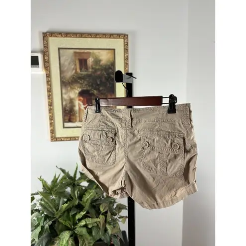 Max Rave Shorts Womens 7 Juniors Pockets Button Cuff Pants 4" Inseam Set Of 2