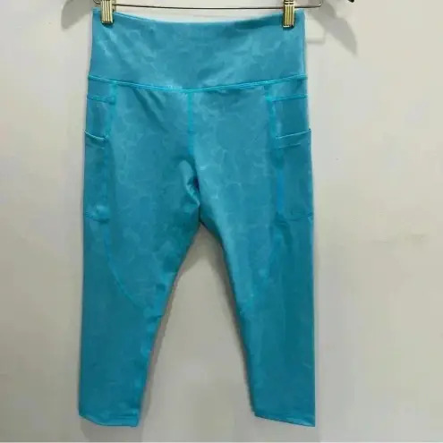 Zyia  Aqua Paradise Light n Tight Hi-Rise Capri 20” Size 6-8