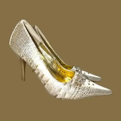 Selina Elegant Gold Women's Shoes by summer Rio Size 6