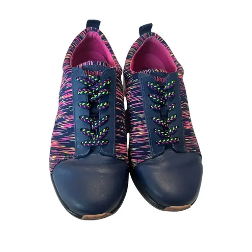 Alegria TRAQ BY "QEST" WOMENS EU 37 US 6 SMART WALKING SHOES NAVY #S105-5