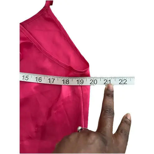 Women’s Pink Lingerie Slip Dress Nightgown Ruffles Chemise Sz L Romantic Size L