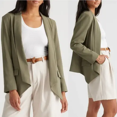 Quince Stretch Crepe Open Blazer