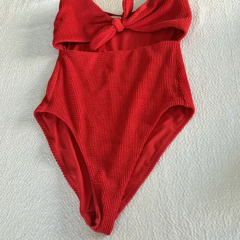 Veronica Beard Bethany Cutout Bandeau One-Piece Swimsuit, Size Medium, $275