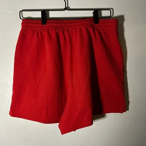 Nba Miami Heat Red Sweat Shorts Size L