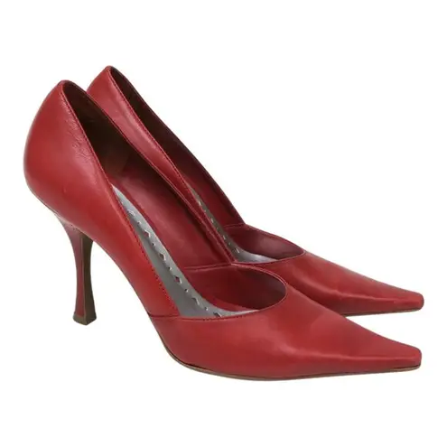 BCBGirls Vintage Y2K Red Pointed Toe Pumps