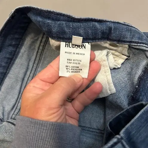 Hudson Women's Nico Midrise Ankle Skinny Jeans Blue Size 28