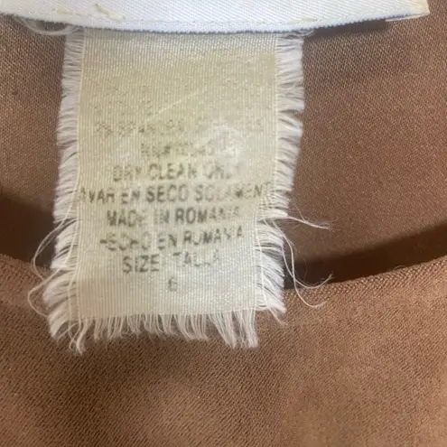 Jessica Howard Vintage Maxi Dress Set Size 6 Faux Suede Edgy Snakeskin Open Back