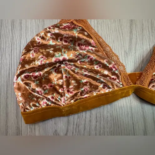 LOUISE MISHA Collection Camel Svetlana Velvet Bra Size L Brown Size L