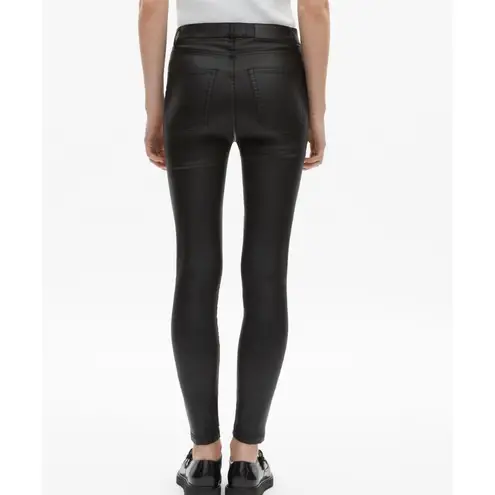 The Kooples jeans Frankie high rise coated leather look skinny jeans 27