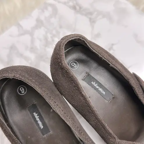 Xhilaration vintage Women's Brown Mary Jane heeled Shoes size 9