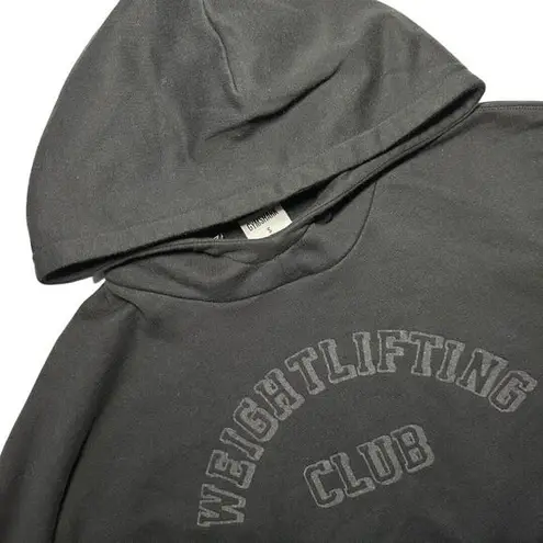 Gymshark  Weightlifting Club Oversized Black Hoodie Athleisure Gym Workout SZ S