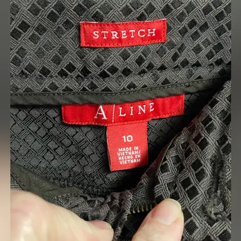 A Line Women’s Ann Klein Trousers Dress Stretch Pants Chocolate Brown Sz 10 NWOT