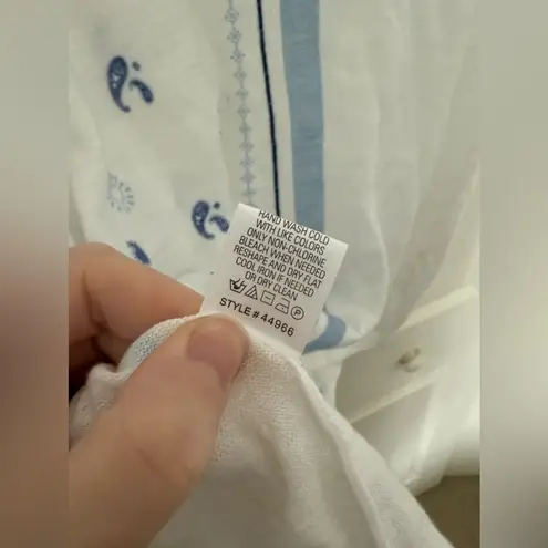 Skull Cashmere Cotton Graphic Print Top Bandana Print Tank Top Cotton Size Small