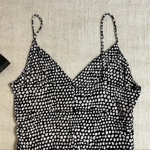 Scarlett Spaghetti Strap Black and White Dress