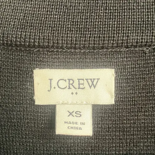 J. Crew Women's cotton Elegant Black knit Blazer #711 Size XS