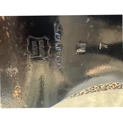 Simona Made in Italy Pointed Toe Heels Glitter Sparkle Party Shoes Black Size 7