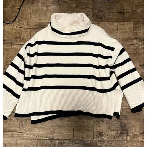 Princess Polly Striped knit turtleneck sweater