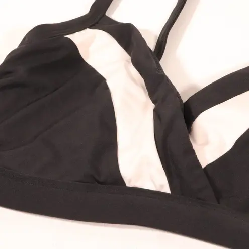 Seafolly NWT X Revolve Pop Block Wrap Front DD Cup Bralette in Black