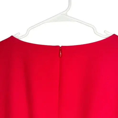 Talbots  Pink Women's‎ 8 Sleeveless Pink Belted Stretch Crepe Jumpsuit