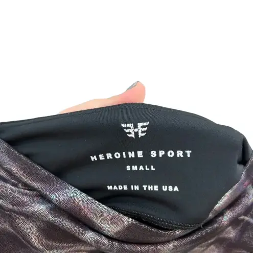 Heroine Sport Marvel Leggings Midnight Swim‎ Iridescent Size Small Blue