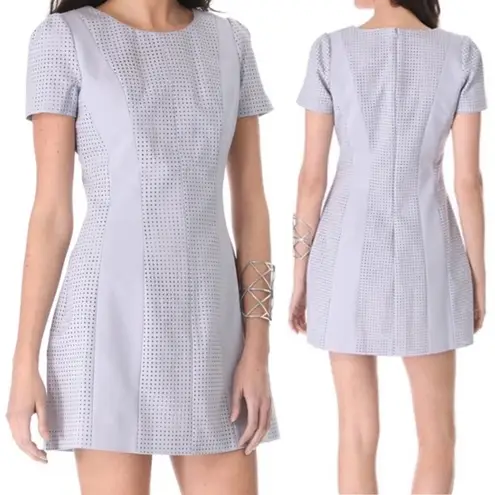 Stylestalker X Revolve Perforated Sheath Mini Dress Lilac Lavender