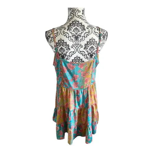 KARMA HIGHWAY Floral Sleeveless Dress Green Size undefined