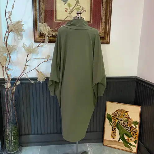 Kozan Olive Green Tunic, Dress, or Oversized Lagenlook Jacket