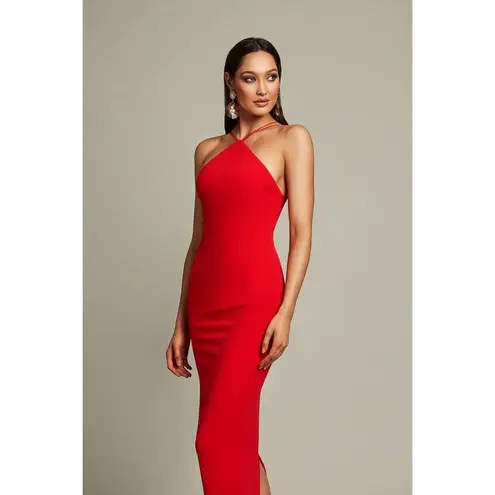 Nookie Trinity Gown in Cherry Medium New Womens Long Maxi Dress