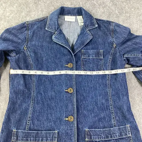 Liz Claiborne 1990’s  Denim Chore Three Pocket Jean Jacket Women's Small