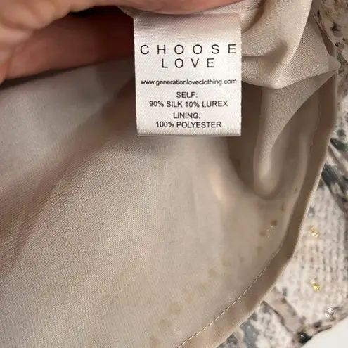 Generation Love NWT Audrina Python Mini Skirt - M