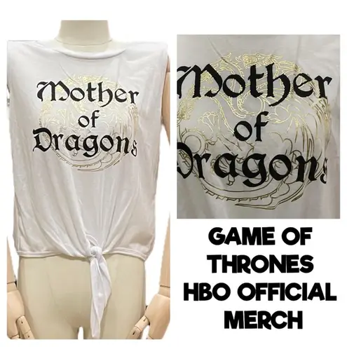 Game of Thrones HBO Danaerys Targaryen Mother of Dragons crop top / S / NWOT