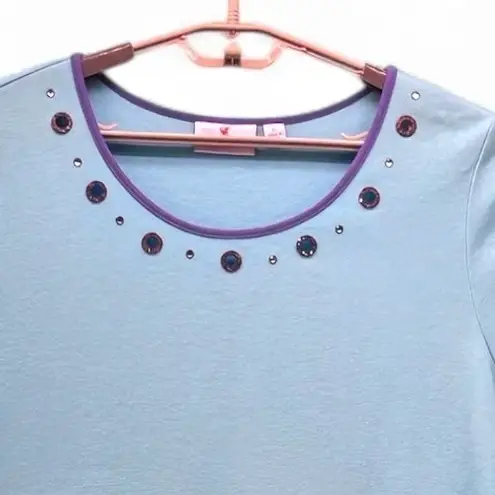 Quacker Factory Sleep Dress XL Blue