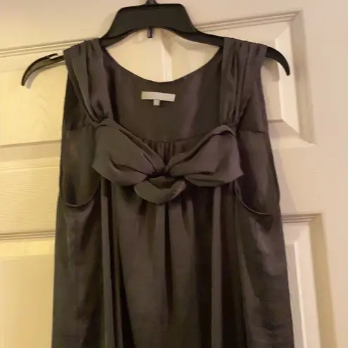 Violet+Claire  Pewter gray silky top L