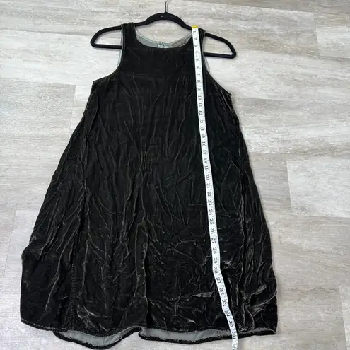 CP Shades Jacqui Velvet Dress Size XS Dark grayish green