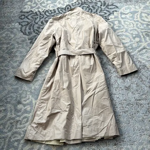 London Fog Vintage  Belted Trench Coat Tan 14