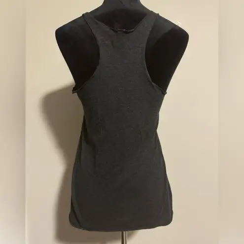 Next Level Apparel EUC Gray and White Don’t Be A Salty B tank size medium