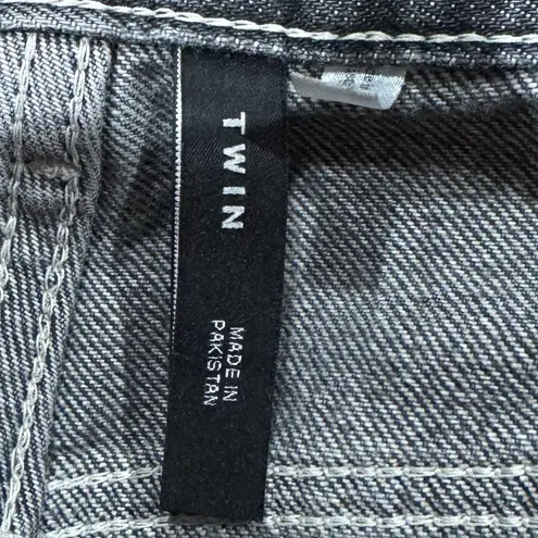 Weekday Twin Denim Trouser Black Jeans Women’s 31