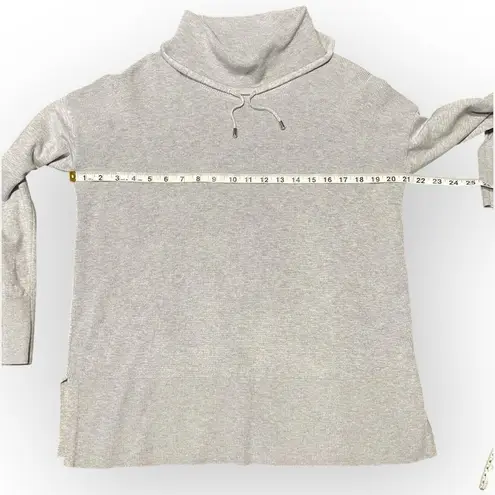 Ellen Tracy Light Gray Cowl Neck Knit Pullover Sweater Women’s Medium