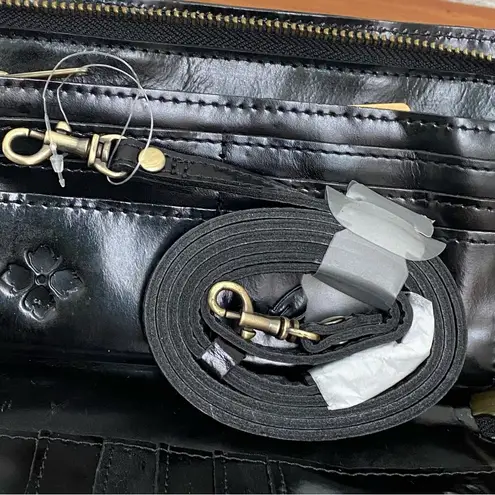 Patricia Nash Azario Abstract Animal Print Leather Wallet Organizer Crossbody