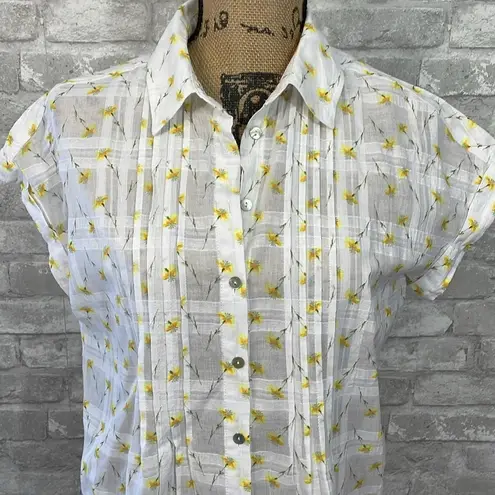 Jane and Delancey  Button Down Floral Shirt