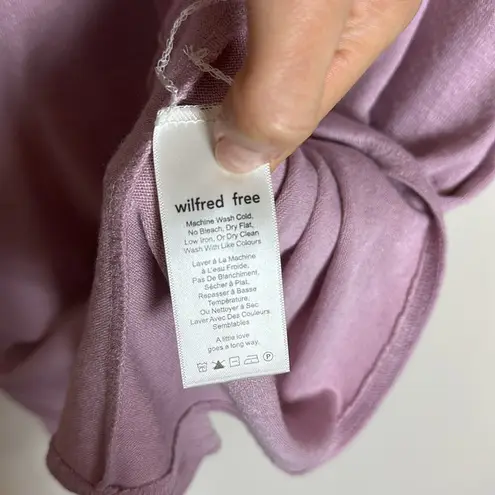 Wilfred ARITZIA Free Marcoux Tunic Dress Pockets
V-neck in Lilac Size Small